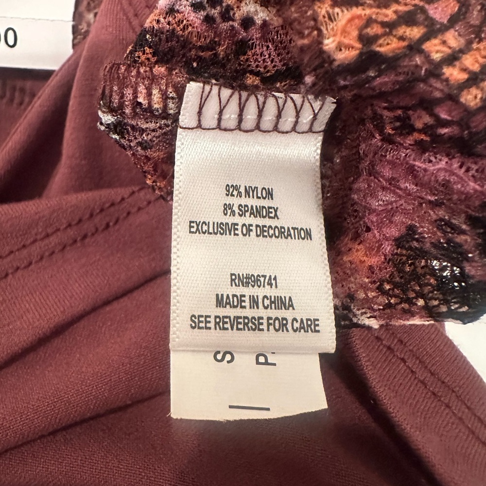 NWT Sheer Blouse with Tank Dark Whimsigoth Fairy Fall Festival Grunge Sz S - Picture 10 of 12